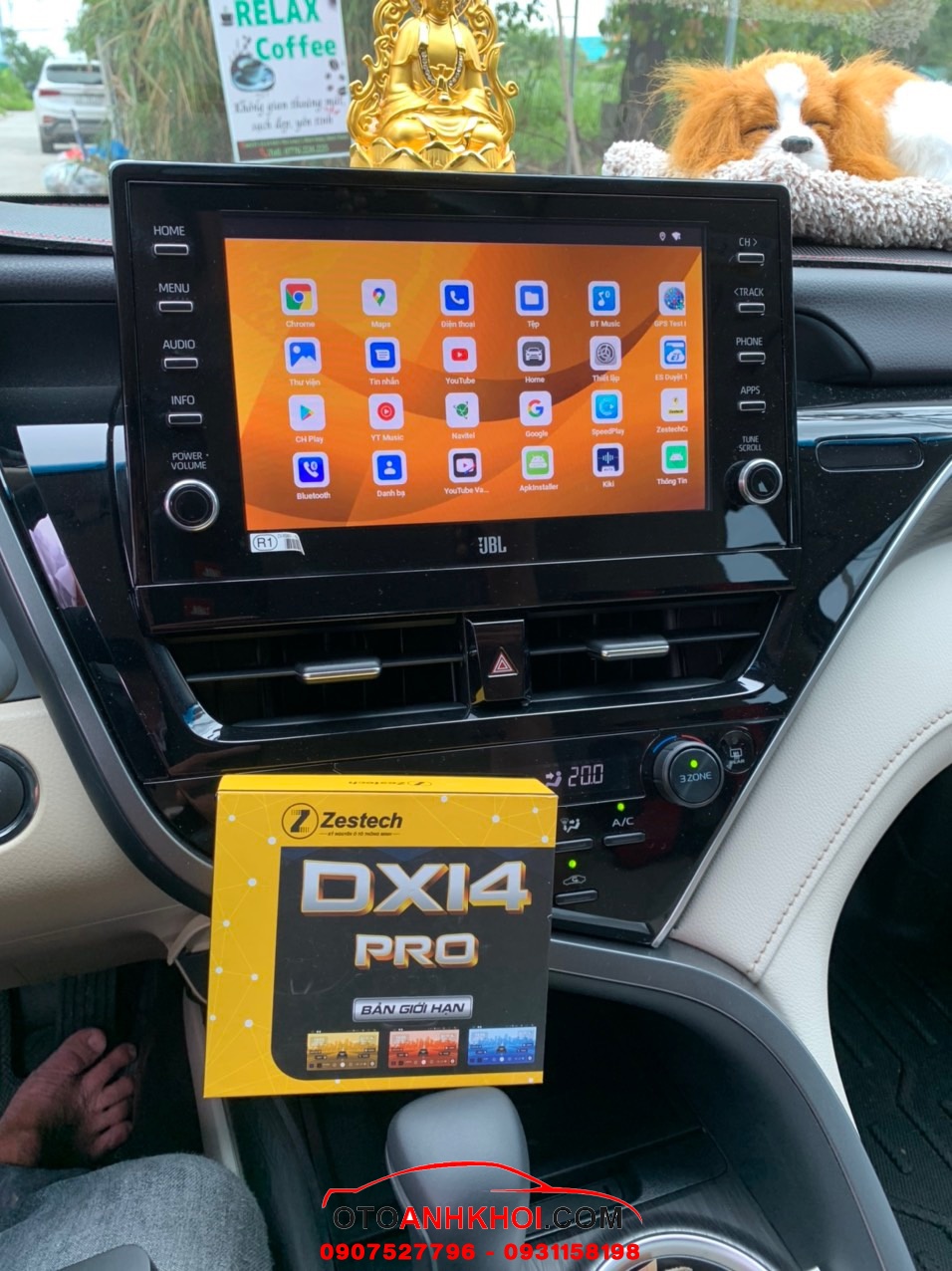 Box Android Zestech dx14 xe Toyota camry 2023