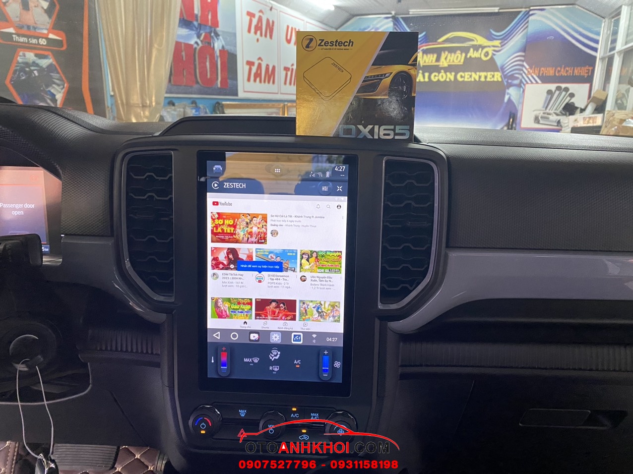 Box Android xe Ford ranger 2023